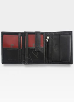 Pánska peňaženka Pierre Cardin Kožená Classic Black Tilak26 330 RFID Black + Red